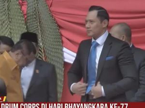 AHY hingga Hasto PDIP Hadiri Puncak Peringatan Hari Bhayangkara Ke-77 di GBK