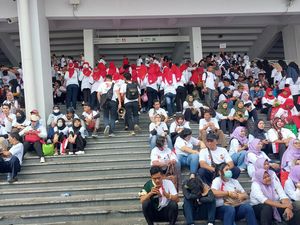 Ribuan Polisi hingga Masyarakat Hadiri HUT ke-77 Bhayangkara