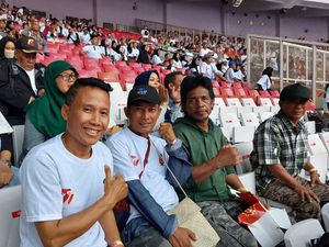 Cerita Bahagia Warga Ikuti Hari Bhayangkara di GBK: Bangga Polisi Indonesia