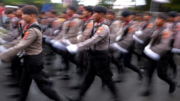 Foto-foto Peringatan HUT Bhayangkara ke-77 di Berbagai Wilayah
