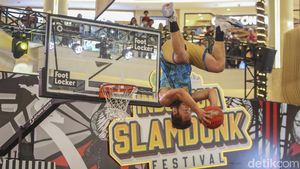 Keren, Ada Aksi Slamdunk Festival di Pusat Perbelanjaan Jakarta Lho