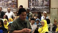 Potret Erick Thohir Ajak TKI di Hong Kong Jadi Pengusaha