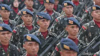 Meriahnya Upacara Hari Bhayangkara ke-77 di GBK
