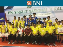 BNI Sirnas B Kalsel: PB Mansion Exist Incar 4 Gelar Juara, Dapatnya 5