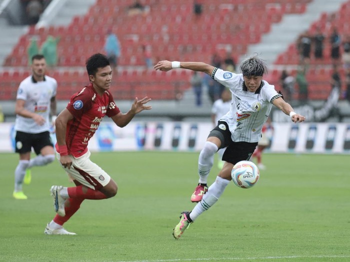 PSS Sleman jungkalkan tuan rumah Bali United 1-0 di Stadion I Wayan Dipta Gianyar, Sabtu (1/7/2023)