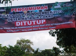 Wisata Umbul Cokro Klaten Resmi Ditutup hingga 30 November Lur!