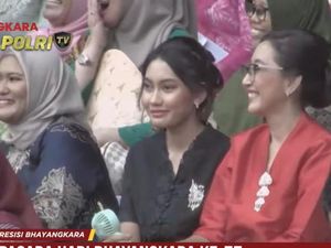 Tersorot Kamera! Serunya Cie Moment Puncak Hari Bhayangkara Ke-77 di GBK