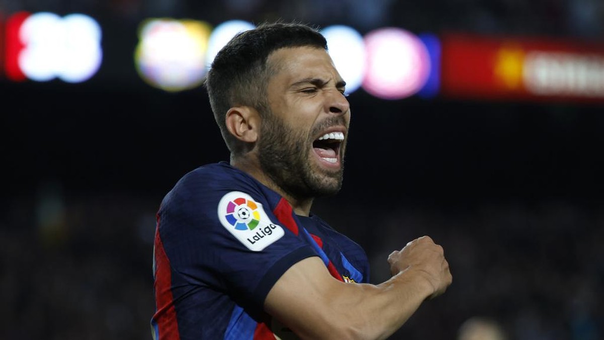 Jordi Alba didekati Inter Miami (Foto: AP/Joan Monfort)