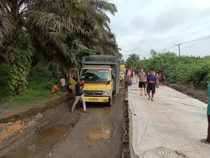 Macet Panjang di Jalinsum Jambi-Palembang, Ternyata Ini Penyebabnya