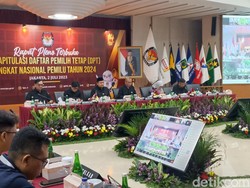 KPU Gelar Pleno Rekapitulasi Daftar Pemilih Tetap Pemilu 2024