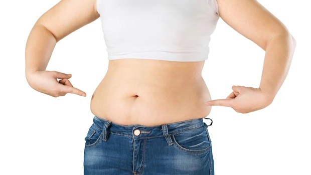 Lemak pinggul dan perut sisi samping/Foto: Freepik.com/BillionPhotos Kesehatan tubuh berdasarkan jenis lemak