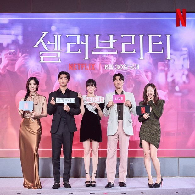 Para pemeran dalam series terbaru Netflix berjudul Celebrity/Foto: Instagram.com/netflixkcontent Para pemeran dalam series terbaru Netflix berjudul Celebrity