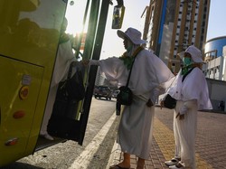 Bus Shalawat 24 Jam Siap Antar Jemaah dari Hotel ke Masjidil Haram