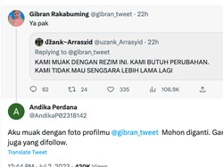 Gibran Cuma Follow Ibas di Twitter, Netizen Ada yang Protes Minta Ganti