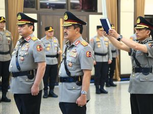 Kapolri Resmi Lantik Komjen Agus Andrianto Jadi Wakapolri