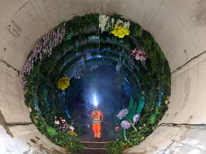 Proyek Gorong-gorong Disulap Jadi Taman Cantik Soroti Isu Lingkungan