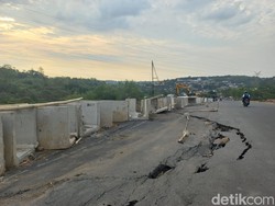 Jalan Baru Jangli-Undip Semarang Retak dan Ambles, Ini Penanganannya