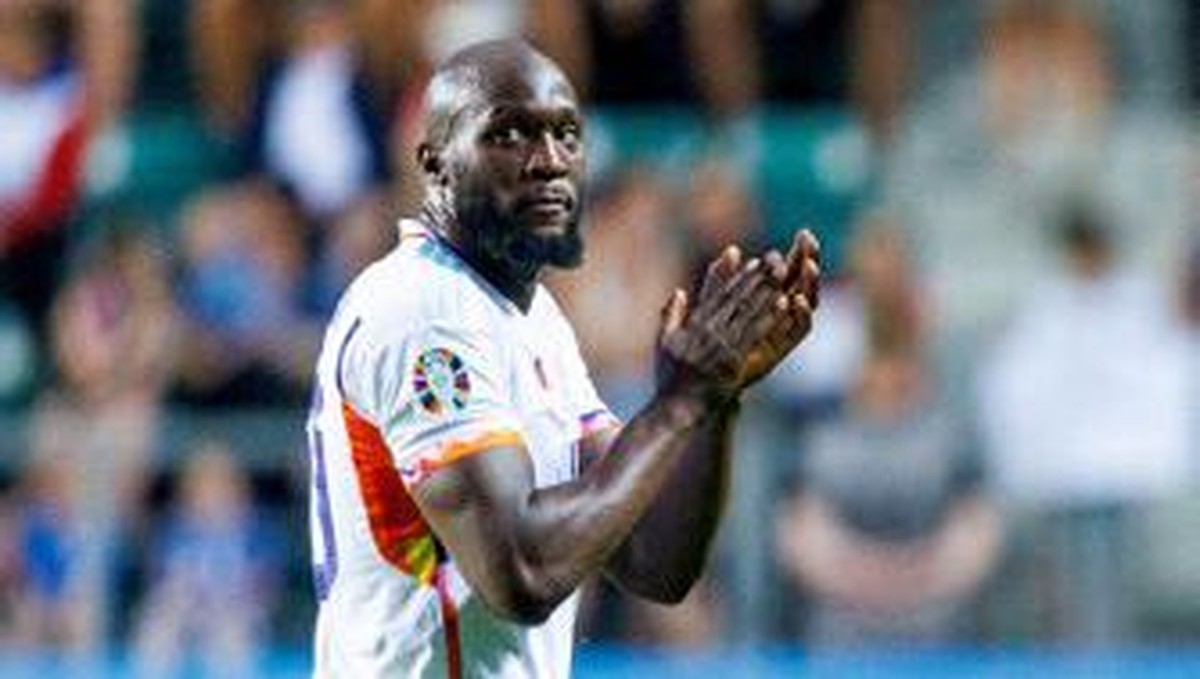 Tottenham Hotspur dikabarkan meminati Romelu Lukaku. (Foto: AFP/RAUL MEE)