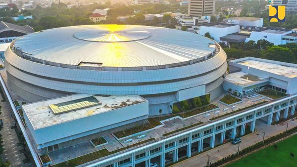 Wow! Stadion Indoor Terbesar di RI Rampung, Nih Penampakannya
