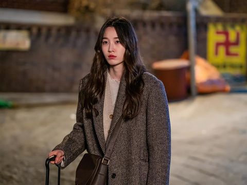 Won Ji-an sebagai Joo In-hae dalam drama Korea HeartBeat. (Prime Video)