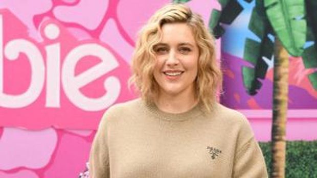 Greta Gerwig LOS ANGELES, CALIFORNIA - JUNE 25: Greta Gerwig attends the press junket and photo call For