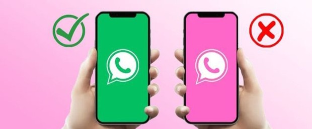 Ilustrasi Pink WhatsApp/Foto: Instagram.com/zenskar_software_solution Mengenal bahaya Pink WhatsApp