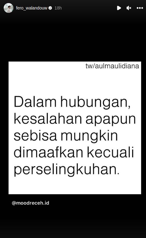 Instagram Stories Fero Walandouw