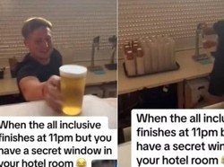 Untung Banyak! Turis Ini Girang Kamar Hotelnya Terhubung ke Bar