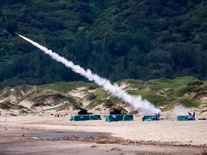 Taiwan Gelar Latihan Militer, Uji Coba Rudal Buatan AS Taiwan Gelar Latihan Militer, Uji Coba Rudal Buatan AS