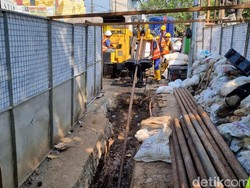 Pembangunan Reservoir Marunda Sudah 45%, Turap Mulai Dipasang