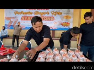 Buruan Serbu! Polresta Bogor Kota Gelar Pasar Murah Ayam Potong