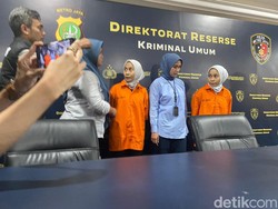Dipamerkan, Ini Tampang Kembar Rihana Rihani Tersangka Penipuan Rp 35 M