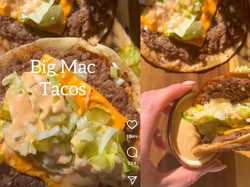 Bukan Burger, Netizen Ini Bikin Kreasi Tacos Big Mac ala McD