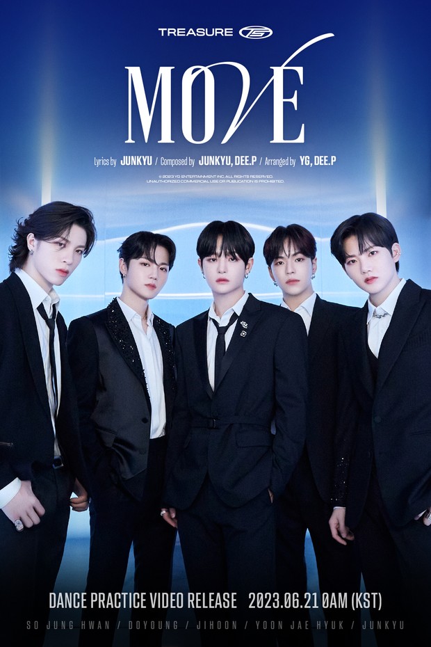 TREASURE (T5) 'Move' Poster / Foto : twitter.com/ygent_official