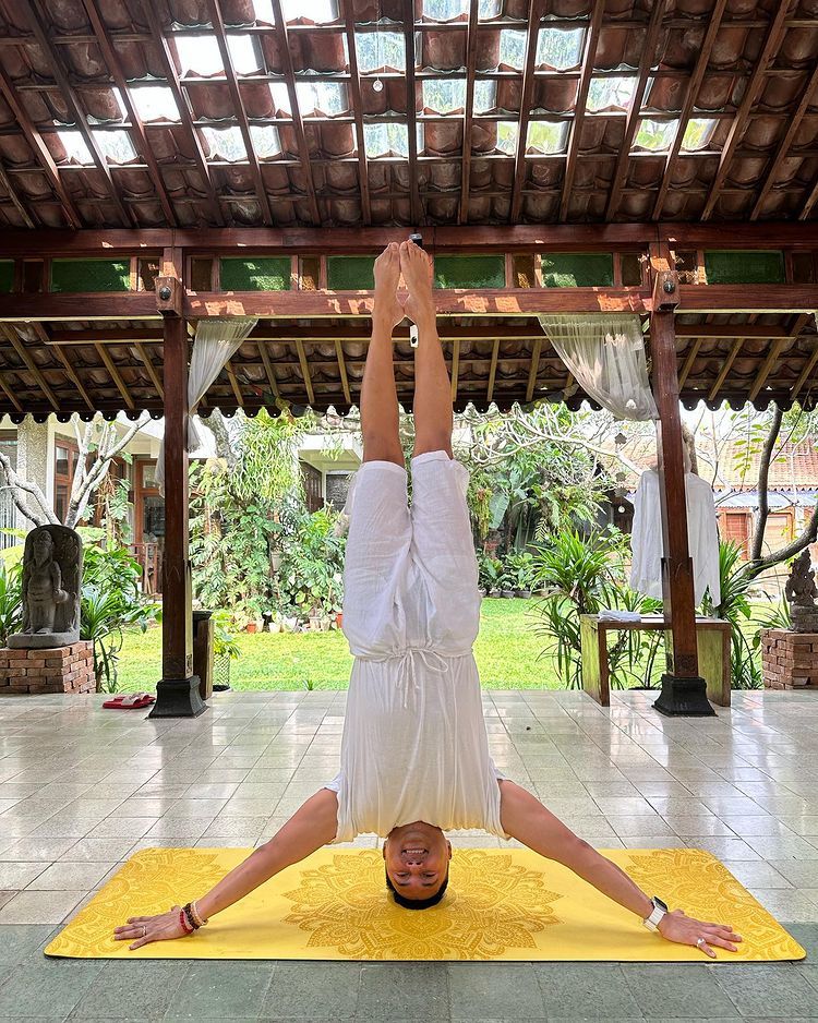 Anjasmara saat yoga