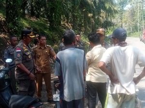 Pasca Viral Palak Sopir, Warga Enggan Atur Lalin Jalan Rusak