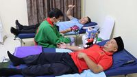Donor Darah Sambut HUT Bhayangkara