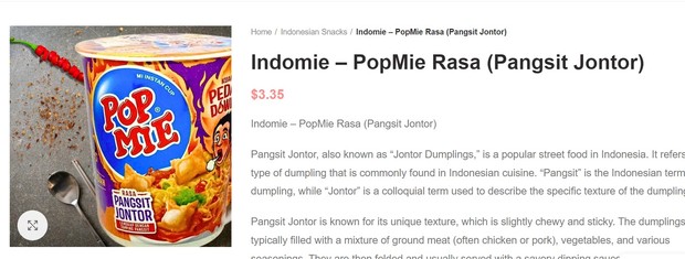 Harga Indomie di Australia/Foto: Snack Affair Harga Indomie di Australia