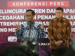 Mahfud Md Sebut Kajian Akademik BNPT Penting untuk Cegah Terorisme di RI