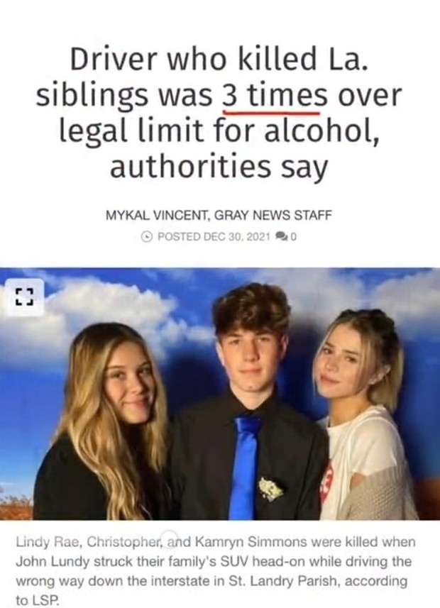 Potongan Berita Kecelakaan Simmons Bersaudara/Foto: TikTok.com/katiederouen1