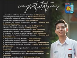Top! Lulusan SMAN 3 Semarang Ini Diterima Kuliah di 21 Kampus Luar Negeri