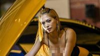 8 Foto Model yang Profesi Utamanya Mekanik Mobil, Dijuluki Montir Terseksi