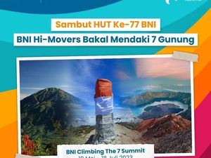 Meriahkan HUT Ke-77, BNI Gelar Giat Olahraga Golf hingga Daki 7 Gunung