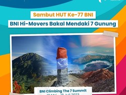 Meriahkan HUT Ke-77, BNI Gelar Giat Olahraga Golf hingga Daki 7 Gunung