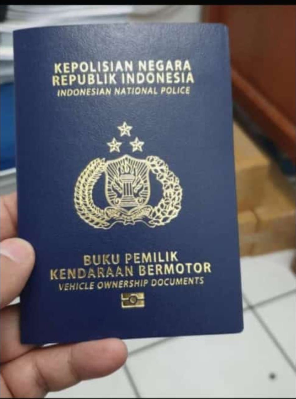 Penamapakan diduga BPKB baru