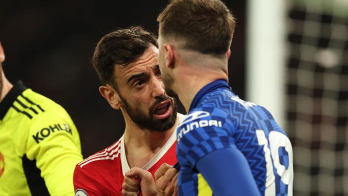 Instagram story Bruno Fernandes menyambut Mason Mount