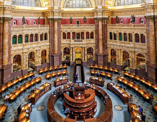 Library of congress/ Foto: Pinterest.com/ Washingtonian Magazine Library of congress