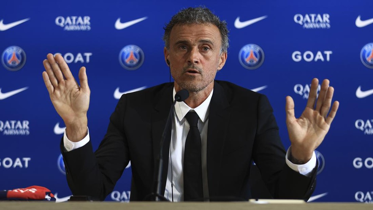 Luis Enrique jadi pelatih baru Paris Saint-Germain (Foto: AP/Aurelien Morissard)