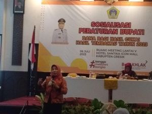 Dinsos Gresik Sosialisasikan Peraturan Bupati Tentang Dana Hasil Cukai