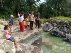 Mayat Wanita Bugil Ditemukan Membusuk di Sungai Bah Bolon Simalungun